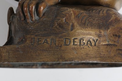 Lot 129 - JEAN-BAPTISTE JOSEPH DEBAY (FRENCH 1779-1863): A BRONZE FIGURE OF CUPID