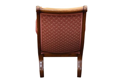 Lot 324 - A FRENCH WALNUT ARMCHAIR, EARLY 20TH CENTURY