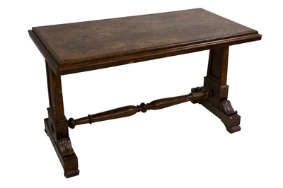 Lot 315 - A GEORGE IV OAK LIBRARY TABLE, CIRCA 1830