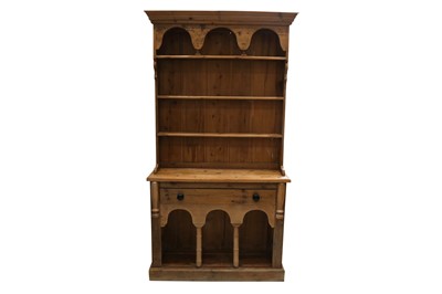 Lot 274 - A PINE DRESSER, VICTORIAN AND LATER