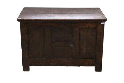 Lot 263 - AN OAK COFFER, LATE 17TH/ EARLY18TH CENTURY
