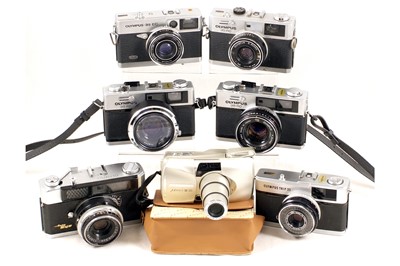 Lot 294 - Olympus MJU III 120 & Other Compact Cameras.