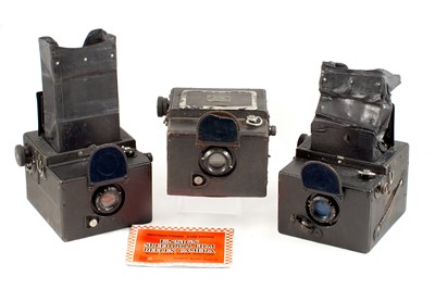 Lot 158 - Three Ensign Focal Plane Roll Film Reflex Cameras.