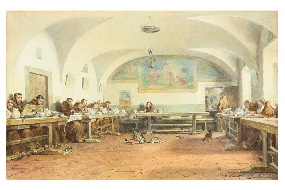 Lot 370 - ANTONIO BIGNOLI (ITALIAN 1812-1886) after JACQUES ALFRED VAN MUYDEN (SWISS 1818-1898)