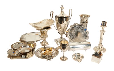 Lot 190 - A NEOCLASSICAL TASTE SHEFFIELD PLATE HOT WATER URN, LATE 18TH CENTURY