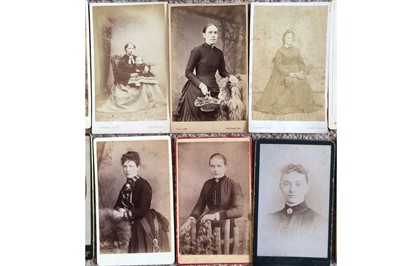 Lot 332 - Cartes de Visites, Women Portraits, c.1850-1880.