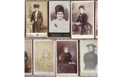 Lot 332 - Cartes de Visites, Women Portraits, c.1850-1880.