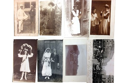 Lot 24 - Cartes de Visites, and Postcards, c.1877-1916