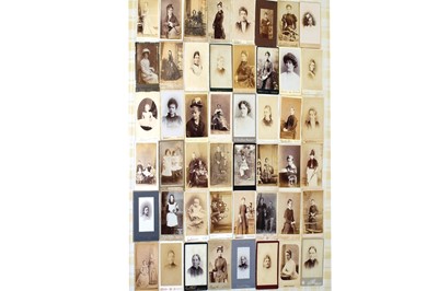 Lot 330 - Cartes de Visites, Women & Children, c.1850-1880.