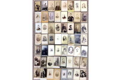 Lot 328 - Cartes de Visites, Men, c.1850-1880.