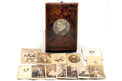 Lot 324 - Cartes de Visites, and Magnifying Viewer, c.1860s