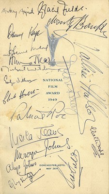 Lot 1544 - National Film Award 1949