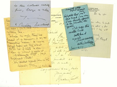 Lot 1430 - Autograph Collection.-Miscellaneous 1920s-1940s