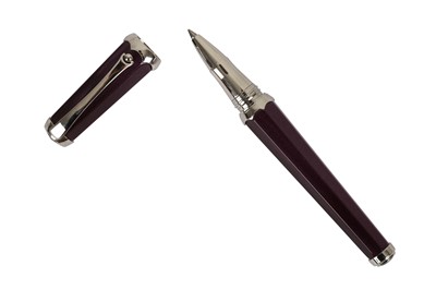 Lot 238 - AN ITALIAN MONTEGRAPPA PICCOLA VIOLA ROLLERBALL PEN