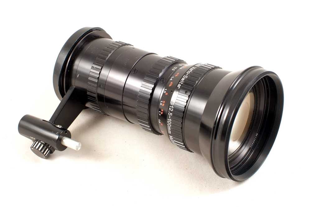Lot 307 - Kern Vario-Switar 12.5-100mm f2 Zoom Lens for Bolex H16 Cine Cameras.