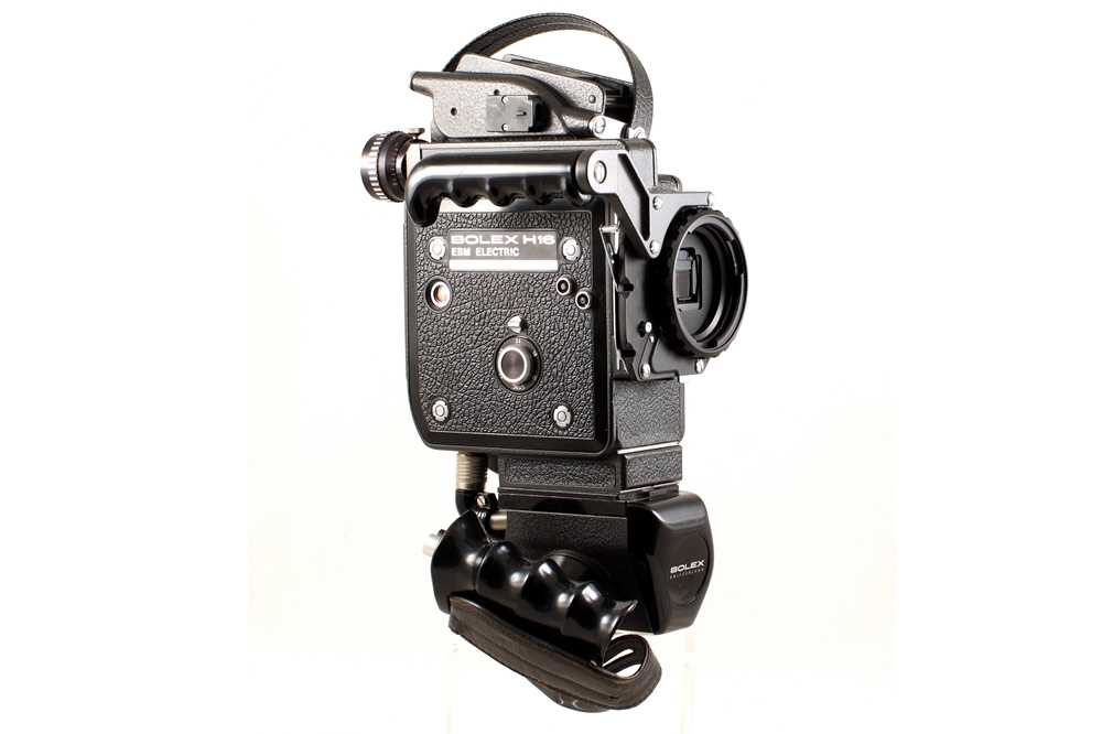 Lot 48 - Bolex H16 EBM Electric 16mm Cine Camera Body & Battery Grip.
