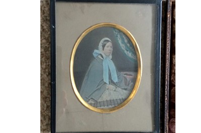 Lot 204 - Group of Seven Ambrotypes, to include Hand-Coloured Examples.