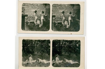 Lot 411 - Jules Richard (1848-1930) & Other Nude Stereo Views.