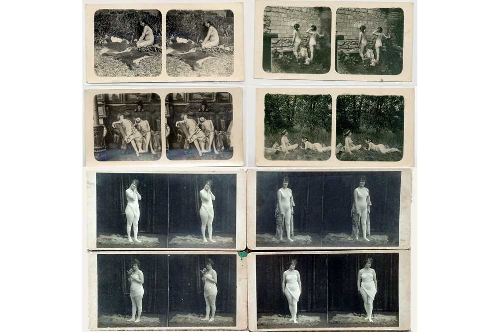 Lot 411 - Jules Richard (1848-1930) & Other Nude Stereo Views.