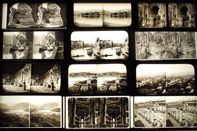 Lot 412 - Glass Stereo Positives, Italy and Europe interest, c.1880s.