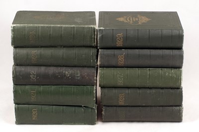 Lot 199 - British Journal Photographic Almanacs, 1920-1929