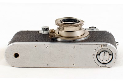 Lot 118 - Chrome Leica III with 50mm Elmar Lens.