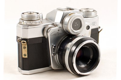 Lot 117 - Zeiss Ikon Contarex with 50mm f2.8 Tessar Lens.