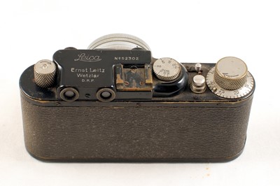 Lot 115 - Black Leica II with 5cm Summicron f2 Lens.