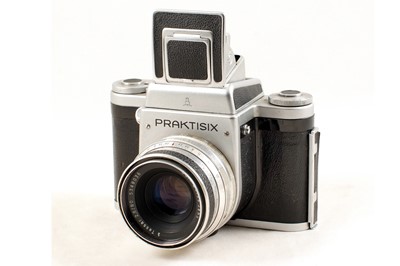 Lot 157 - Pentacon Praktisix 120 SLR With Tessar Lens.