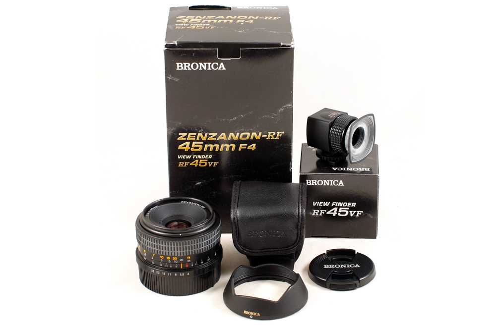 Lot 308 - Zenzanon-RF 45mm f4 Wide Angle Lens for Bronica RF645.