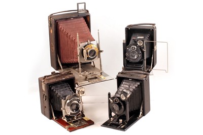 Lot 149 - Group of Four Folding Plate Cameras.