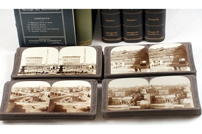 Lot 409 - Boxed Set of Underwood & Underwood Stereo Views of Rome.