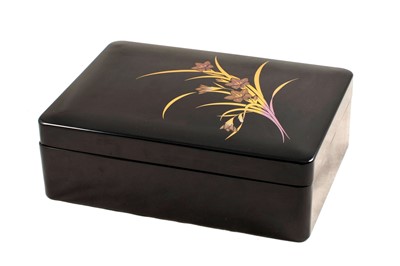 Lot 403 - An Unusual Black Lacquered Box Containing Over 200 Stereo Cards.