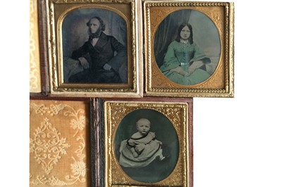 Lot 7 - Mixed Group of Eleven Ambrotypes & Daguerreotypes, inc a Beard Case.