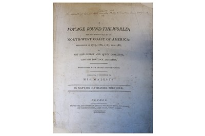 Lot 1161 - Portland. A Voyage Round the World,  1789
