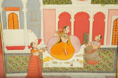 Lot 335 - AN ILLUSTRATION FROM A RAGAMALA SERIES: THE VILAVAL RAGINI