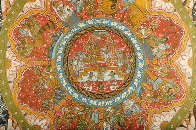 Lot 316 - A LARGE PATTACHITRA PAINTING FROM THE RAMAYANA SERIES
