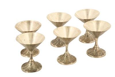 Lot 191 - A COLLECTION OF IRANIAN SILVER VESSELS