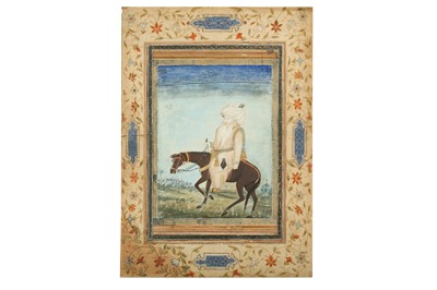 Lot 355 - MULLAH NASR AL-DIN DO-PIYAZA ON AN EMACIATED HORSE