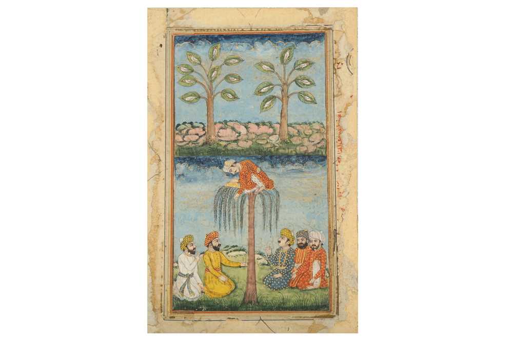 Lot 358 - TWO ILLUSTRATIONS FROM AN ARABIC MANUSCRIPT