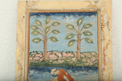 Lot 358 - TWO ILLUSTRATIONS FROM AN ARABIC MANUSCRIPT