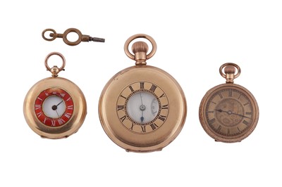 Lot 422 - 3 POCKET WATCHES.