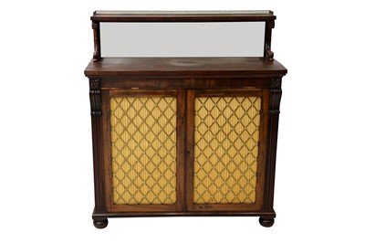 Lot 463 - A WILLIAM IV ROSEWOOD CHIFFONIER