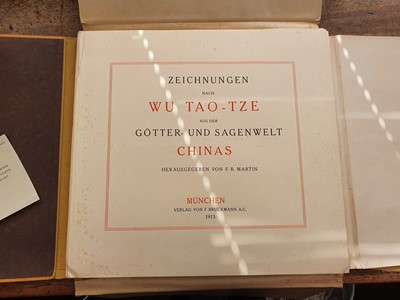 Lot 322 - ZEICHNUNGEN NACH WU TAO-TZE AUS DER GOTTER- UND SAGENWELT CHINAS. [Album of Paintings by Wu Daozi]