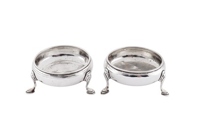 Lot 356 - A pair of George III sterling silver salts, London 1776 by Charles Hougham