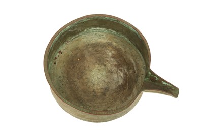 Lot 207 - A LATE TIMURID TINNED COPPER SPOUTED BASIN