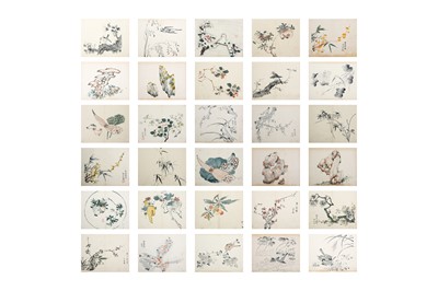 Lot 23 - THIRTY-FIVE MULTICOLOUR WOODBLOCK PRINTS FROM THE ‘TEN BAMBOO STUDIO AND THE MUSTARD SEED GARDEN.’