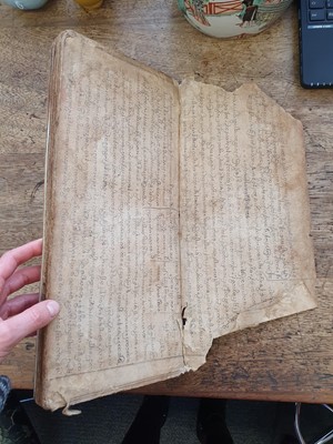 Lot 320 - A BURMESE DIVINATION MANUSCRIPT.