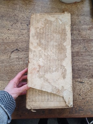Lot 320 - A BURMESE DIVINATION MANUSCRIPT.