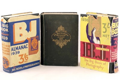 Lot 357 - Seven British Journal Photographic Almanacs, two with Rare Dust Jackets.